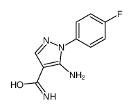 5-amino-1-(4-fluorophenyl)pyrazole-4-carboxamide 51516-69-9