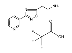 [2-(3-Pyridin-3-yl-1,2,4-oxadiazol-5-yl)ethyl]-amine trifluoroacetate 1185302-86-6