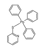 84364-07-8 triphenyl(pyridin-2-ylsulfanyl)plumbane