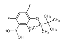 3-(tert-Butyldimethylsilyloxy)-2,4,6-trifluorophenylboronic acid 1072946-65-6