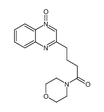 65224-43-3 1-morpholin-4-yl-4-(4-oxidoquinoxalin-4-ium-2-yl)butan-1-one