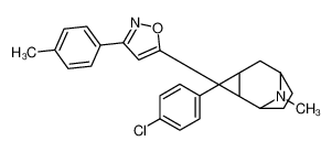 5-[(1S,3S,4S,5R)-3-(4-chlorophenyl)-8-methyl-8-azabicyclo[3.2.1]octan-4-yl]-3-(4-methylphenyl)-1,2-oxazole 236754-02-2