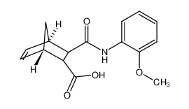 3-(2-甲氧基-苯基氨基甲酰)-双环[2.2.1]庚-5-烯-2-羧酸