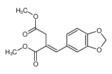 dimethyl (2E)-2-(1,3-benzodioxol-5-ylmethylidene)butanedioate 5447-44-9