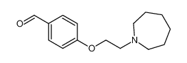 4-(2-(氮杂环庚烷-1-基)乙氧基)苯甲醛