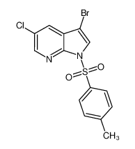 3-溴-5-氯-1-[(4-甲基苯基)磺酰基]-1H-吡咯并[2,3-b]吡啶