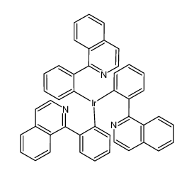 三[1-苯基异喹啉-C2,N]铱(III)(升华精制)