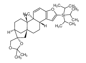 116215-08-8 spectrum, triisopropyl((3b'R,4S,5a'R,8'S,10a'S,10b'R)-2,2,10b'-trimethyl-3b',4',5',8',9',10',10a',10b'-octahydro-6'H-spiro[[1,3]dioxolane-4,7'-[5a,8]methanocyclohepta[5,6]naphtho[2,1-b]furan]-2'-yl)silane