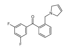 (3,5-difluorophenyl)-[2-(2,5-dihydropyrrol-1-ylmethyl)phenyl]methanone 898763-84-3