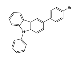 3-(4-Bromophenyl)-9-phenyl-9H-carbazole 1028647-93-9