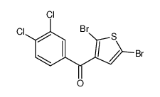 (2,5-dibromothiophen-3-yl)-(3,4-dichlorophenyl)methanone 57248-42-7
