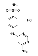 4-[(6-aminopyrimidin-4-yl)amino]benzenesulfonamide 21886-12-4