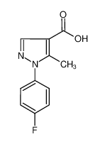 1-(4-氟苯基)-5-甲基-1H-吡唑-4-羧酸