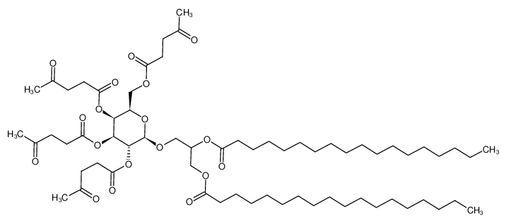 935534-74-0 1,2-O-distearoyl-3-O-(2',3',4',6'-tetra-O-levulinoyl-β-D-galactopyranosyl)glycerol