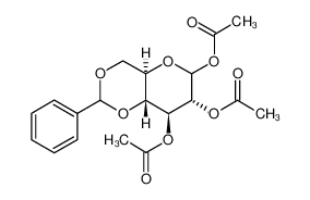 4,6-O-(苯基亚甲基)-D-吡喃葡萄糖三乙酸酯