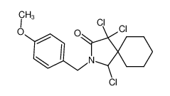 608532-80-5 1,4,4-trichloro-2-(4-methoxybenzyl)-2-azaspiro[4.5]decan-3-one