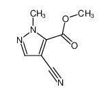 4-Cyan-1-methyl-5-pyrazolcarbonsaeure-methylester 70910-18-8