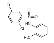 2,5-Dichloro-N-(2-methylphenyl)benzenesulfonamide 5344-62-7