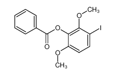 161054-86-0 spectrum, 1-benzoyloxy-5-iodo-2,6-dimethoxybenzene