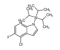 (4-chloro-5-fluoropyrrolo[2,3-b]pyridin-1-yl)-tri(propan-2-yl)silane 685513-94-4