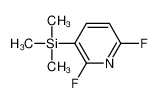 685517-68-4 structure, C8H11F2NSi