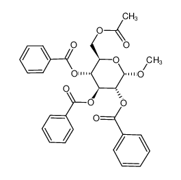 89756-19-4 spectrum, (2R,3R,4S,5R,6S)-2-(acetoxymethyl)-6-methoxytetrahydro-2H-pyran-3,4,5-triyl tribenzoate