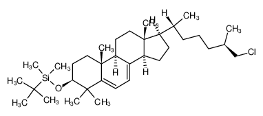 392322-53-1 (25R)-3β-(tert-butyldimethylsilyloxy)-4,4-dimethyl-26-chloro-cholest-5,7-diene