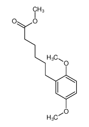 169126-93-6 methyl 6-(2,5-dimethoxyphenyl)hexanoate