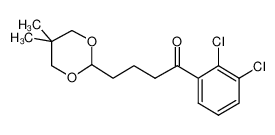 1-(2,3-二氯苯基)-4-(5,5-二甲基-1,3-二恶烷-2-基)-1-丁酮