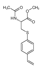 1204504-31-3 (R)-methyl 2-acetamido-3-((4-vinylphenyl)thio)propanoate