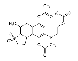 125220-00-0 structure, C21H24O8S2