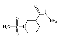 1-methylsulfonylpiperidine-3-carbohydrazide 832741-28-3