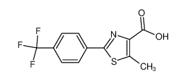 5-甲基-2-[4-(三氟甲基)苯基]-4-噻唑羧酸