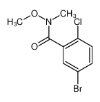 5-溴-2-氯-n-甲氧基-n-甲基苯甲酰胺