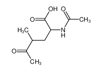 2-acetamido-4-methyl-5-oxohexanoic acid 92989-19-0