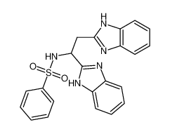 N-[1,2-bis(1H-benzimidazol-2-yl)ethyl]benzenesulfonamide 62251-32-5