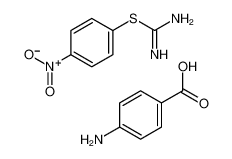 4-aminobenzoic acid,(4-nitrophenyl) carbamimidothioate 6326-40-5