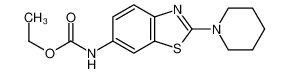 ethyl N-(2-piperidin-1-yl-1,3-benzothiazol-6-yl)carbamate