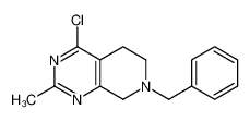 7-benzyl-4-chloro-2-methyl-6,8-dihydro-5H-pyrido[3,4-d]pyrimidine 300552-41-4