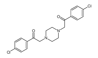 1-(4-chlorophenyl)-2-[4-[2-(4-chlorophenyl)-2-oxoethyl]piperazin-1-yl]ethanone 5447-51-8