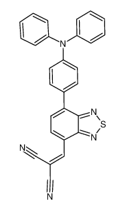 2-{[7-(4-(N,N-diphenyl)aminophenyl)-2,1,3-benzothiadiazol-4-yl]methylene}malononitrile