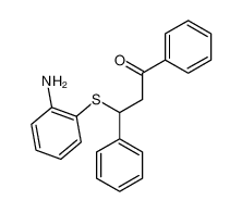 3-(2-aminophenyl)sulfanyl-1,3-diphenylpropan-1-one 60246-64-2