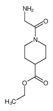 1-(2-Amino-acetyl)-piperidine-4-carboxylic acid ethyl ester 443686-53-1