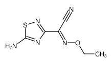 344302-24-5 2-(5-amino-1,2,4-thiadiazol-3-yl)-2-(ethoxyimino) acetonitrile