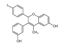 1352306-15-0 spectrum, 3-(3-hydroxyphenyl)-2-(4-iodophenyl)-4-methyl-2H-chromen-6-ol