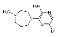 5-bromo-3-(4-methyl-1,4-diazepan-1-yl)pyrazin-2-amine 894807-97-7