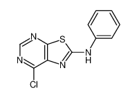 7-chloro-N-phenyl-[1,3]thiazolo[5,4-d]pyrimidin-2-amine 871266-78-3