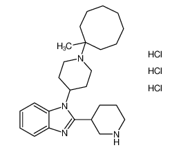 1028969-49-4 structure, C26H43Cl3N4