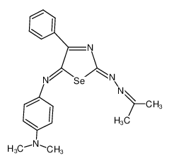 100406-29-9 structure, C20H21N5Se