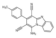 150651-39-1 1-amino-3-(p-tolyl)benzo[4,5]imidazo[1,2-a]pyridine-2,4-dicarbonitrile